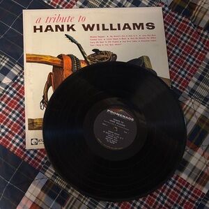 A Tribute to Hank Williams Vinyl Record